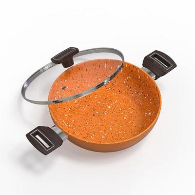 ওয়ালটন সিরামিক কোটেড ওক প্যান ২৪সেমি || Walton Ceramic Coated Wok Pan 24cm || WCW-WPCeramic24