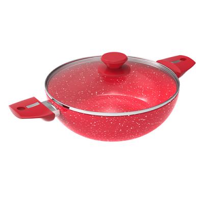 ওয়ালটন সিরামিক কোটেড ওক প্যান ২৪সেমি || Walton Ceramic Coated Wok Pan 24cm || WCW-WPCeramic24