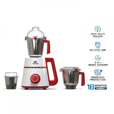Walton 3 in 1 Heavy-Duty Mixer Grinder || ওয়ালটন ৩-ইন-১ হেভি-ডিউটি মিক্সার গ্রাইন্ডার || WBL-15G312
