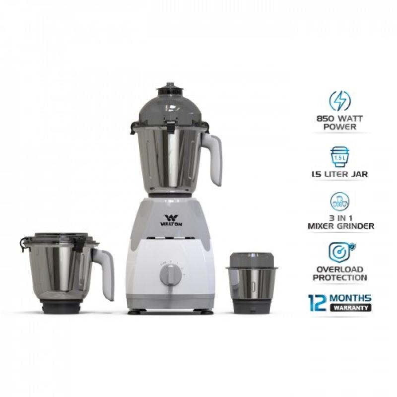 Walton 3in1 SS Heavy Duty Mixer Grinder || ওয়ালটন ৩-ইন-১ এসএস হেভি ডিউটি মিক্সার গ্রাইন্ডার || WBL-VK85N