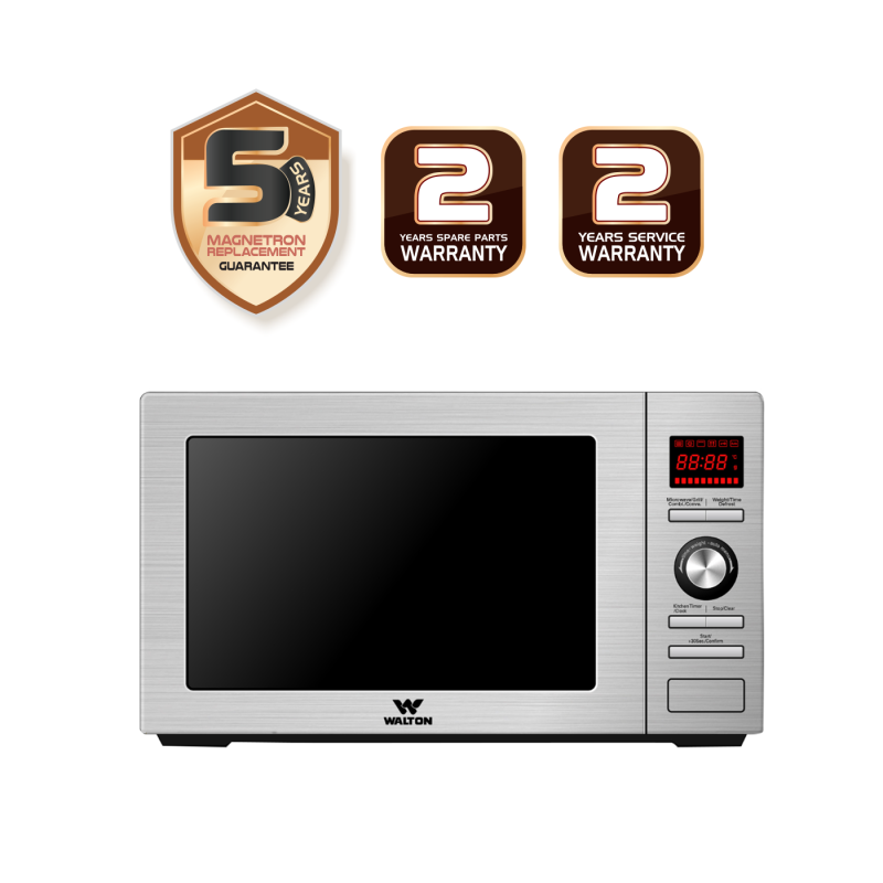 Walton Microwave Grill & Convection Oven 25L || ওয়ালটন মাইক্রোওয়েভ গ্রিল ও কনভেকশন ওভেন ২৫ লিটার || WMWO-M25CDS