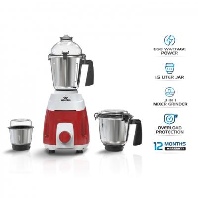 Walton 3in1 SS Heavy Duty Mixer Grinder || ওয়ালটন ৩-ইন-১ স্টেইনলেস স্টিল হেভি-ডিউটি মিক্সার গ্রাইন্ডার || WBL-15GM65N