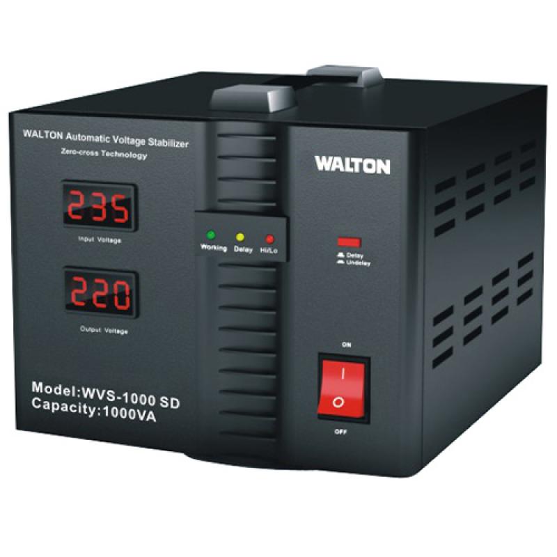 Walton Voltage Stabilizer 1000VA || ওয়ালটন ভোল্টেজ স্ট্যাবিলাইজার ১০০০ ভিএ || WVS-1000 SD